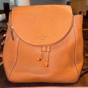Kate Spade Warm Tan Leather Backpack